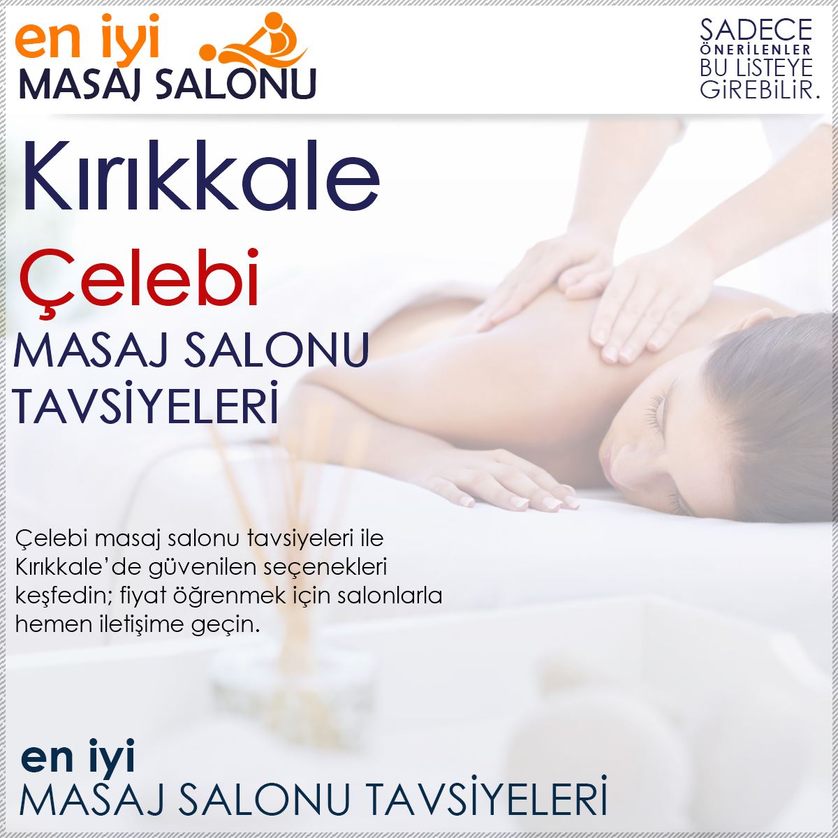 Çelebi Masaj Salonu Tavsiyeleri