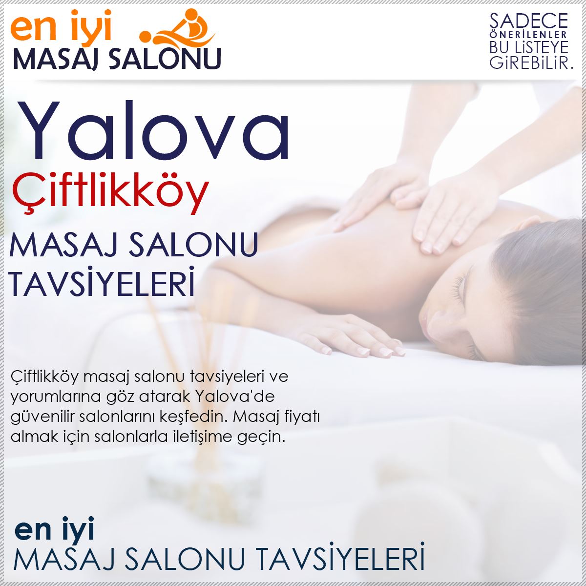 Çiftlikköy Masaj Salonu Tavsiyeleri