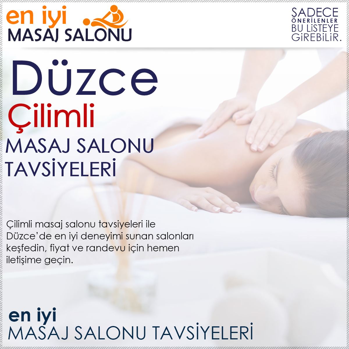 Çilimli Masaj Salonu Tavsiyeleri