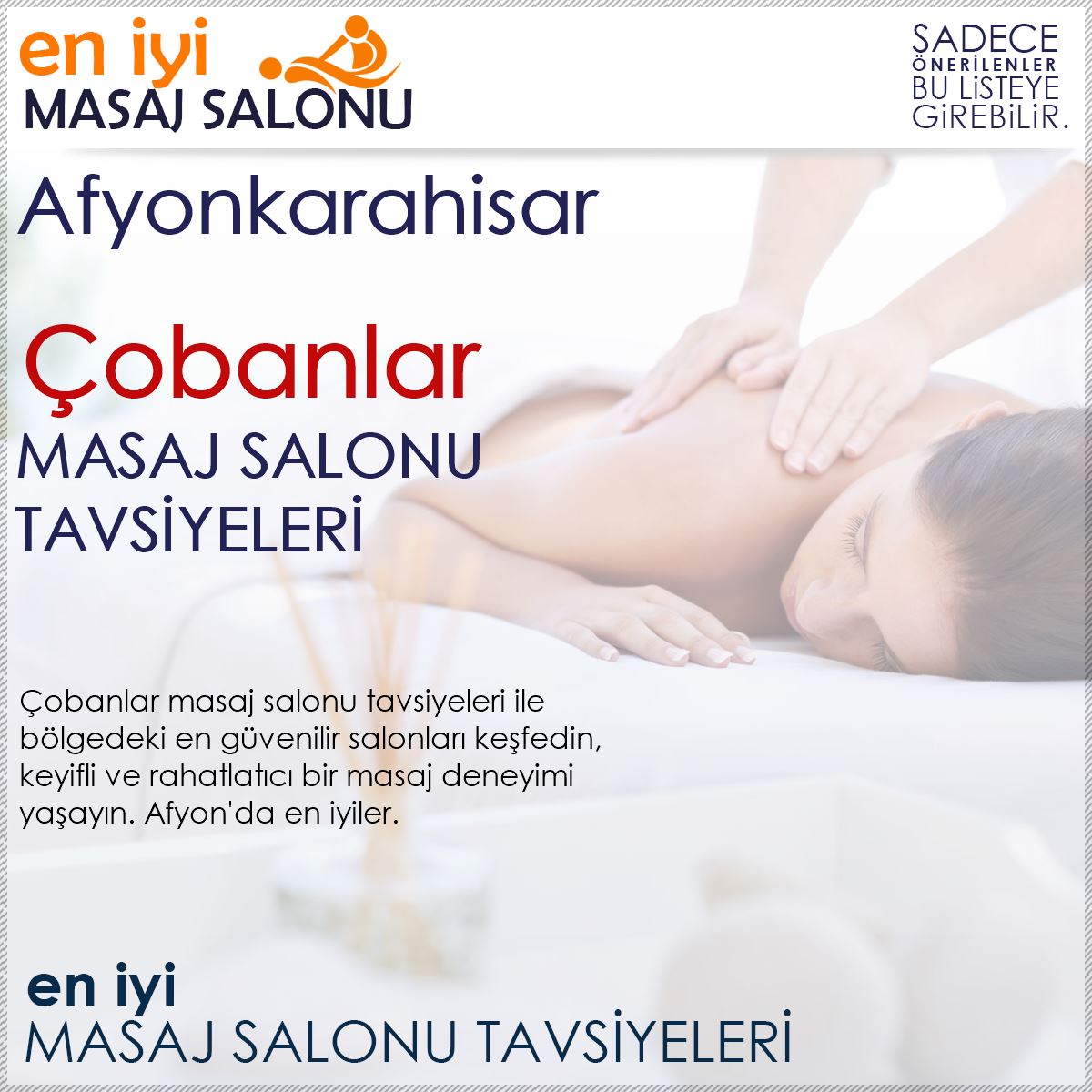 Çobanlar Masaj Salonu Tavsiyeleri