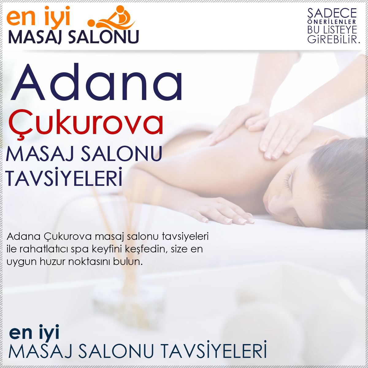 Çukurova Masaj Salonu Tavsiyeleri