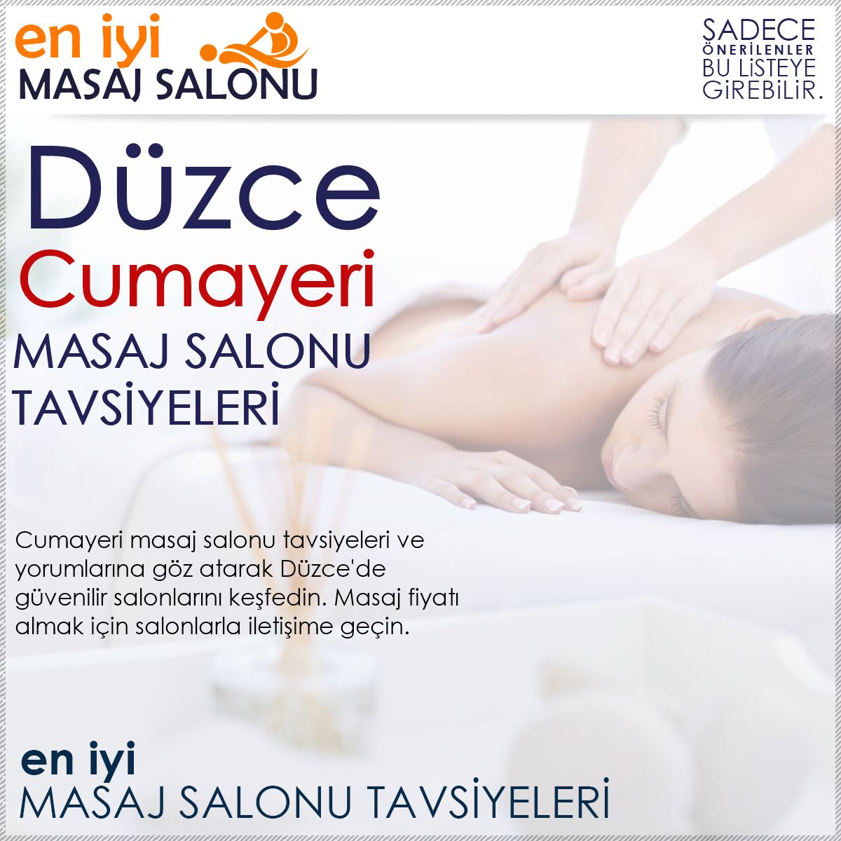 Cumayeri Masaj Salonu Tavsiyeleri