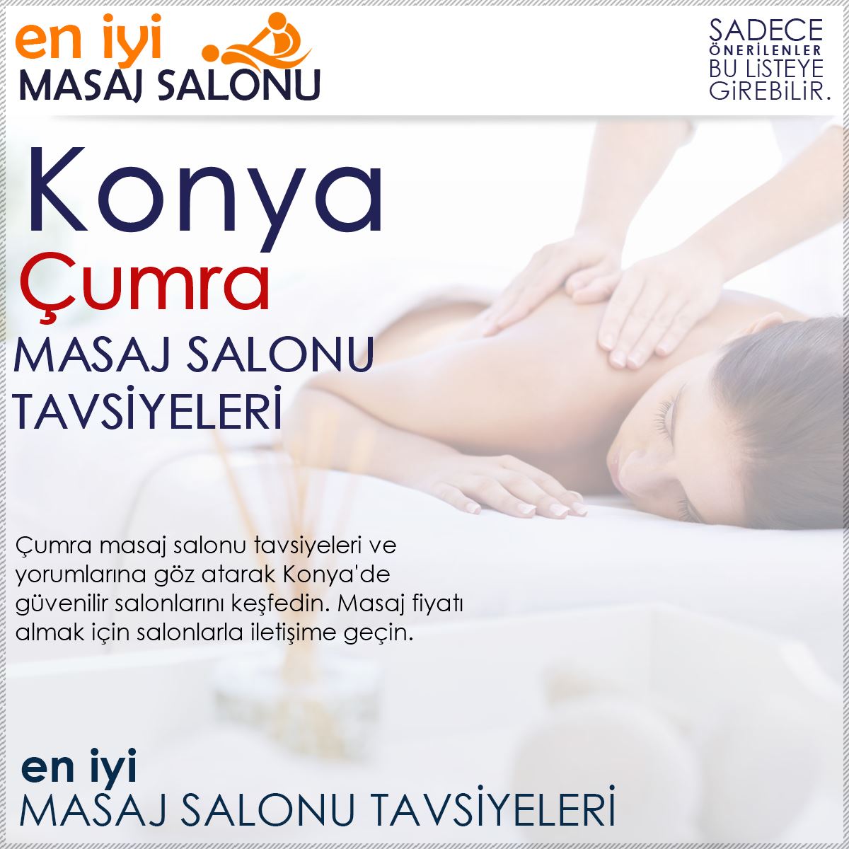 Çumra Masaj Salonu Tavsiyeleri