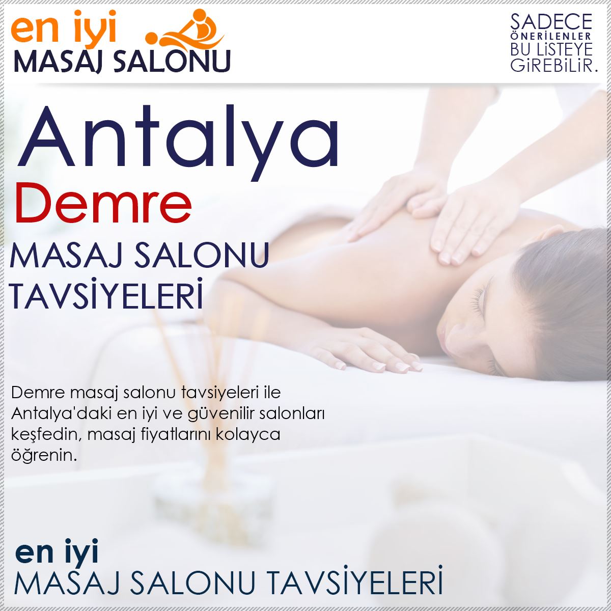 Demre Masaj Salonu Tavsiyeleri