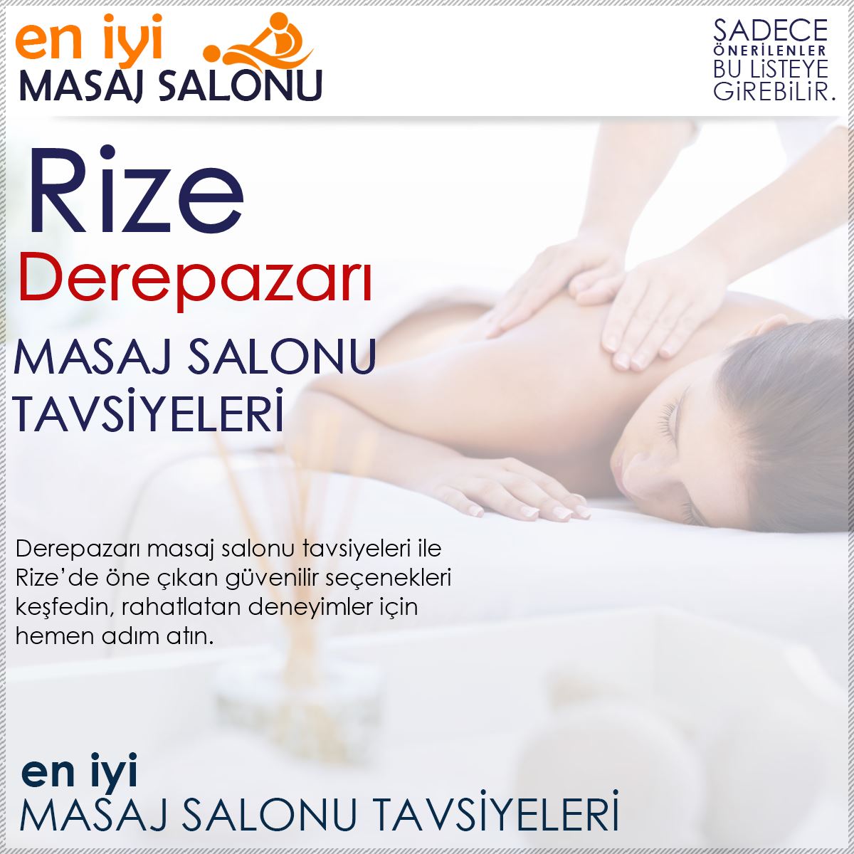 Derepazarı Masaj Salonu Tavsiyeleri