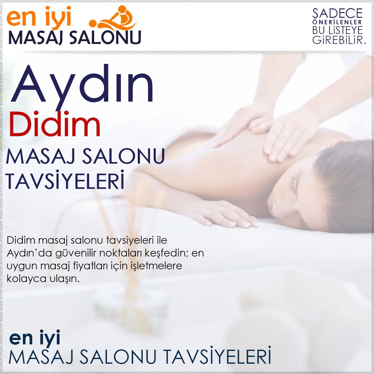 Didim Masaj Salonu Tavsiyeleri