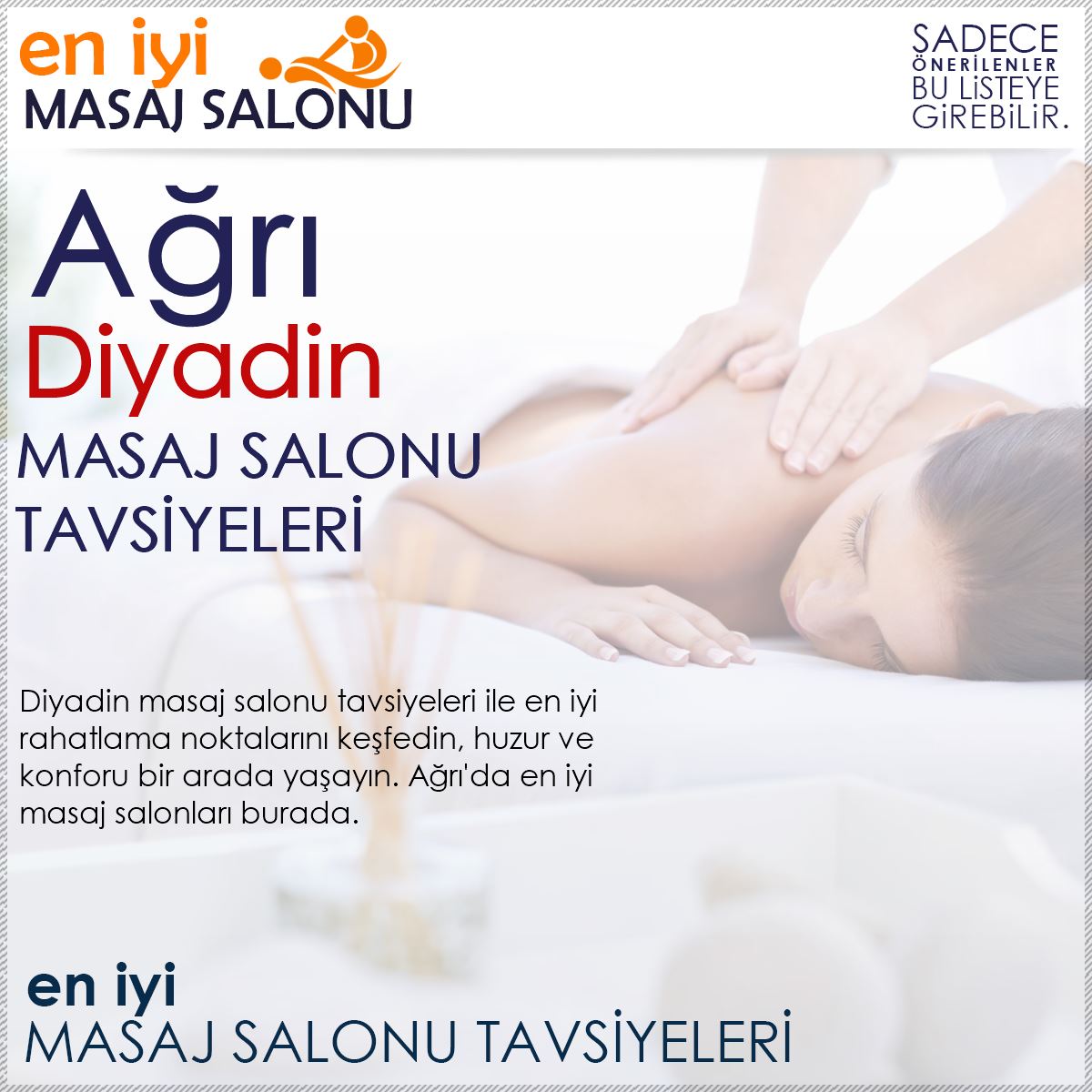 Diyadin Masaj Salonu Tavsiyeleri