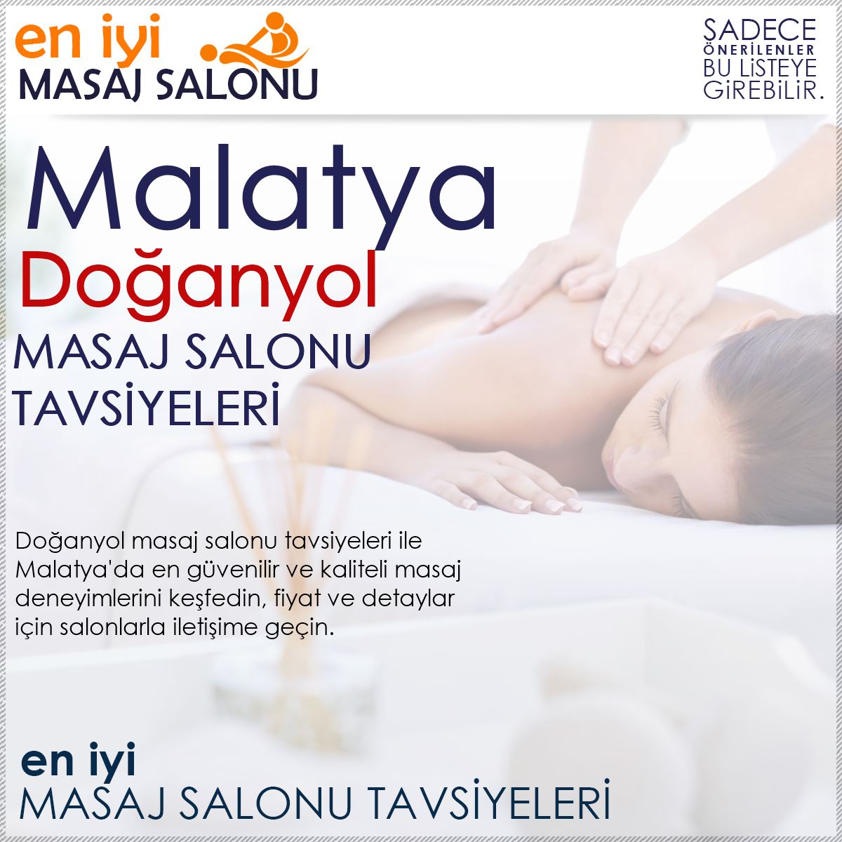 Doğanyol Masaj Salonu Tavsiyeleri