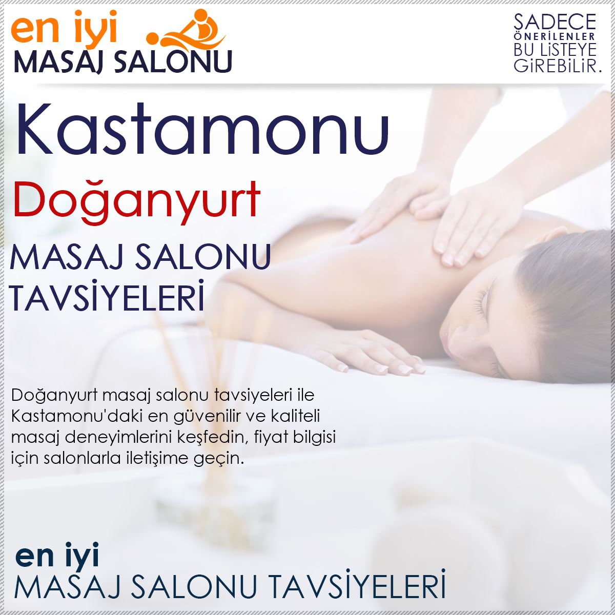 Doğanyurt Masaj Salonu Tavsiyeleri