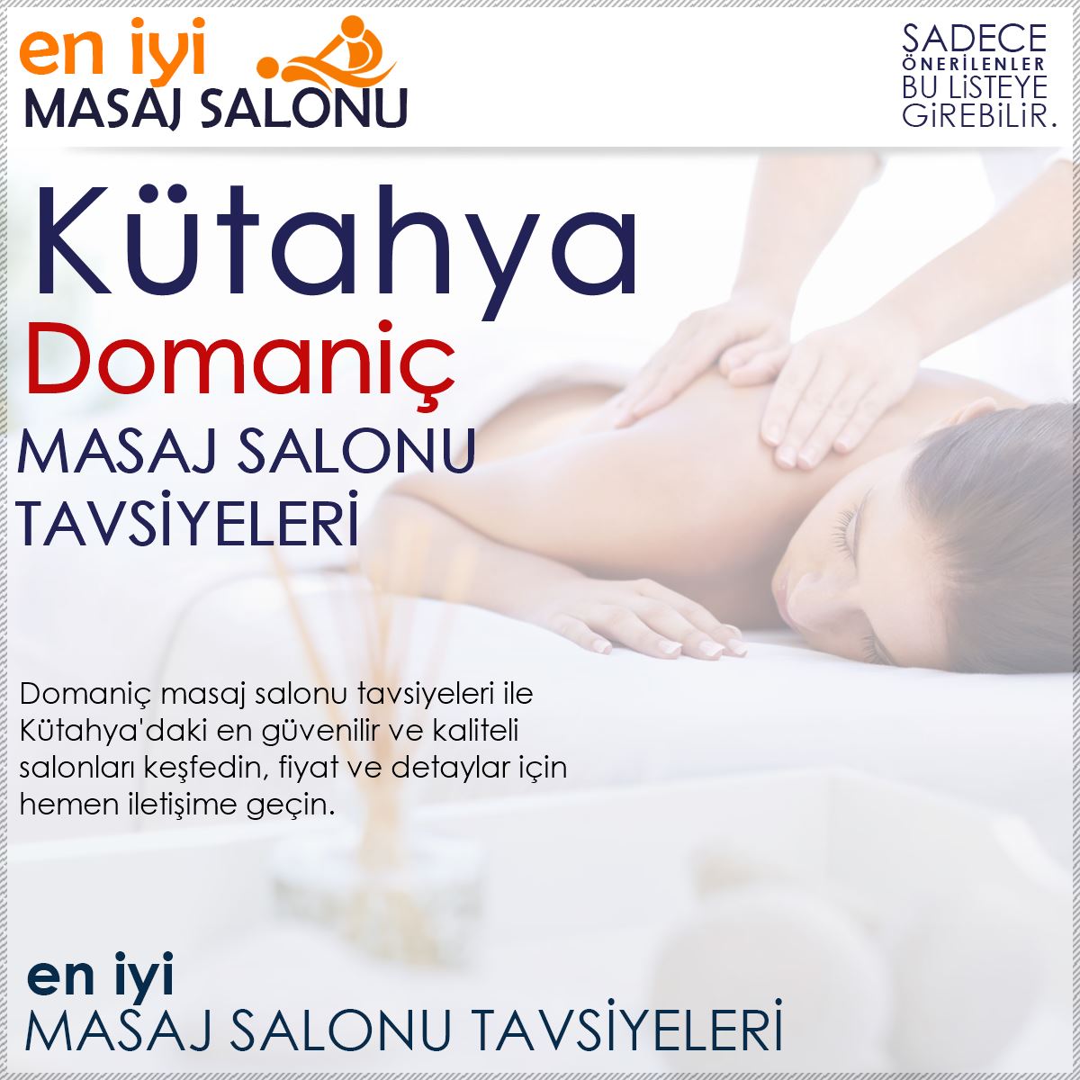 Domaniç Masaj Salonu Tavsiyeleri
