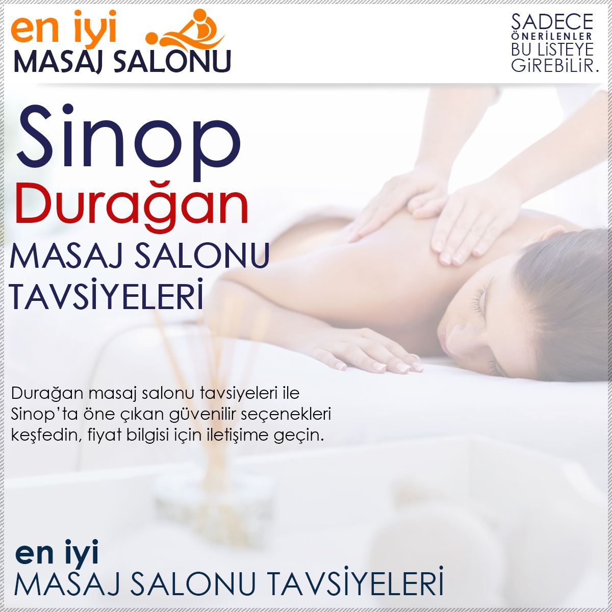 Durağan Masaj Salonu Tavsiyeleri