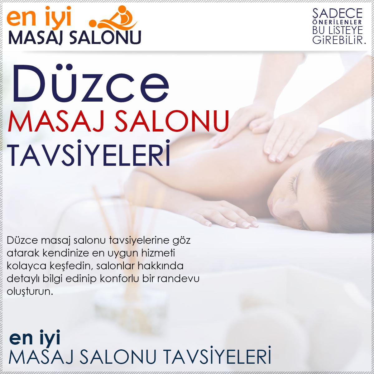 Düzce Masaj Salonu Tavsiyeleri