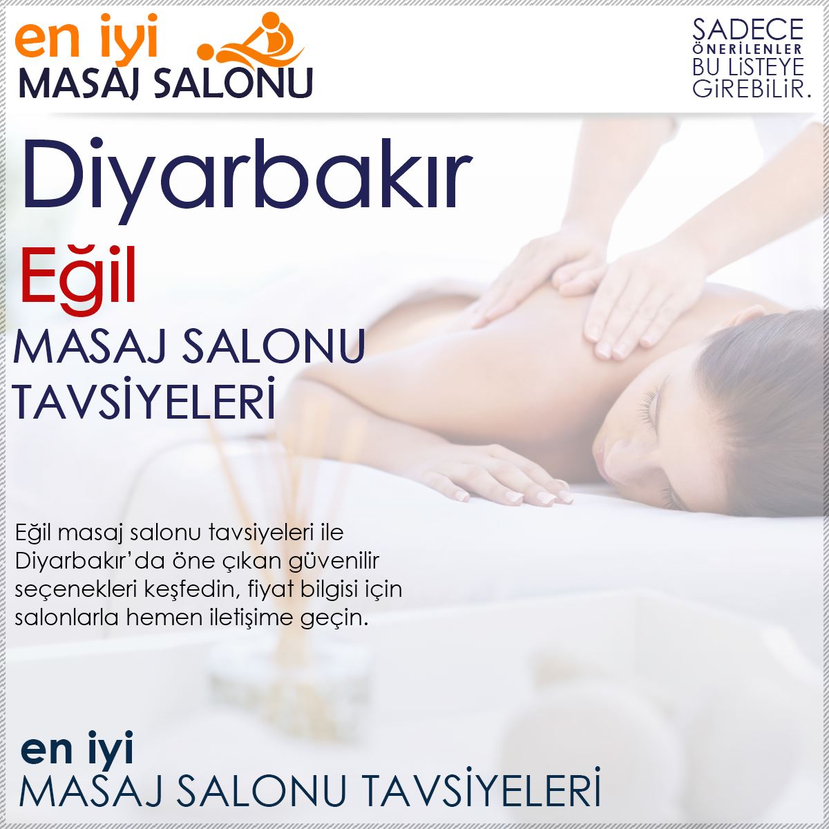 Eğil Masaj Salonu Tavsiyeleri