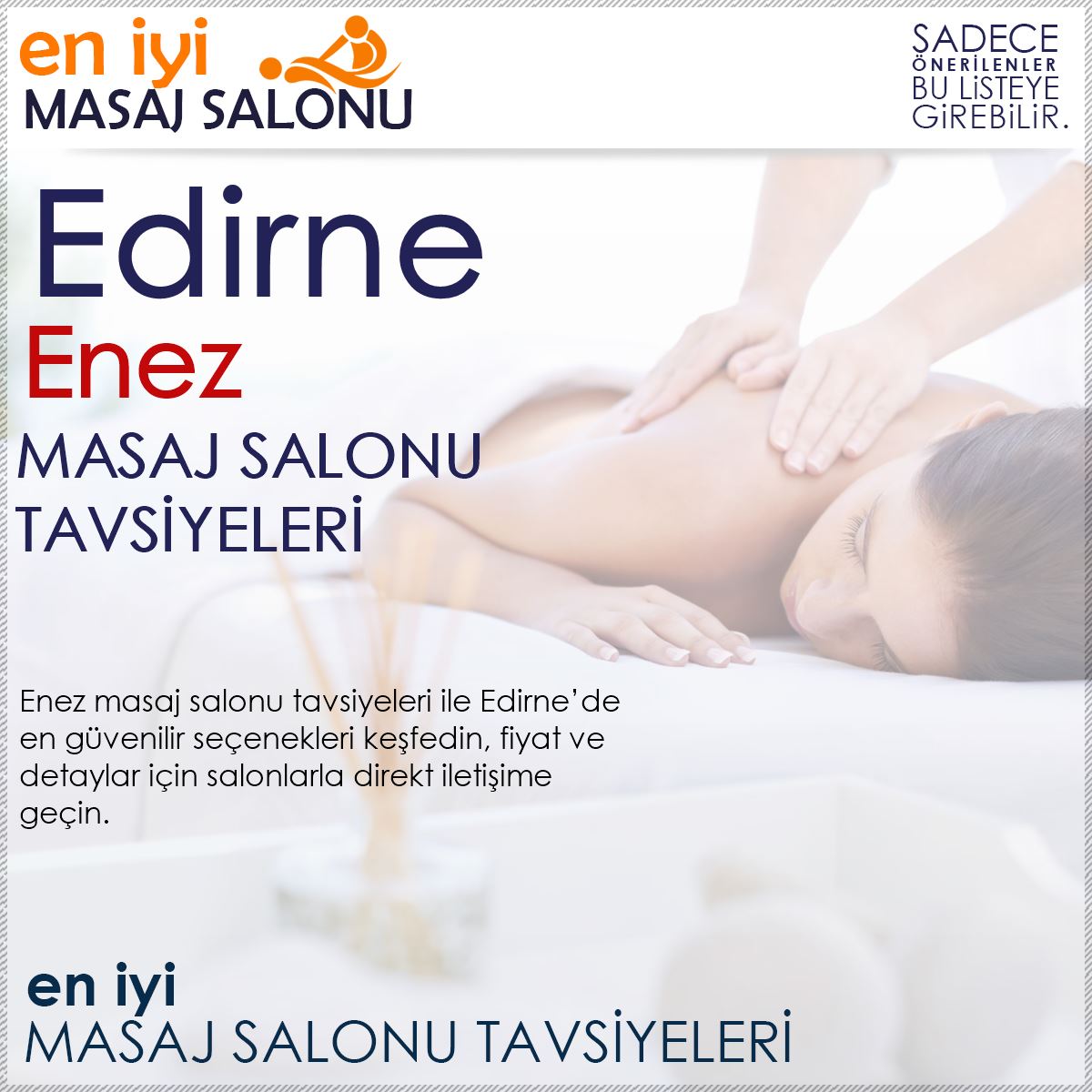 Enez Masaj Salonu Tavsiyeleri