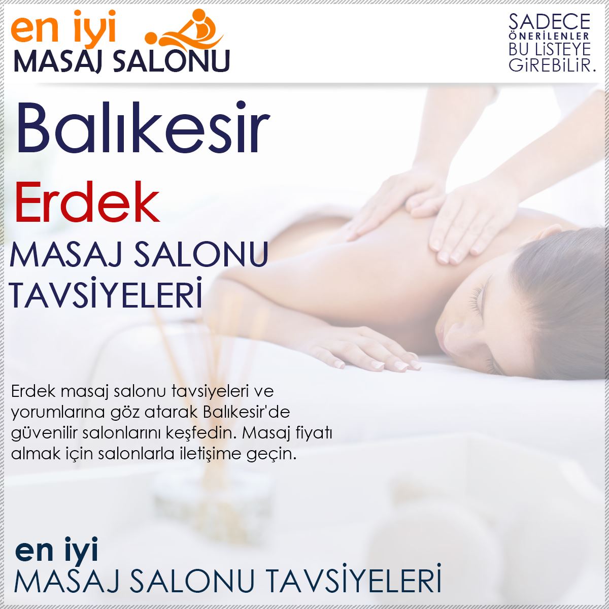 Erdek Masaj Salonu Tavsiyeleri