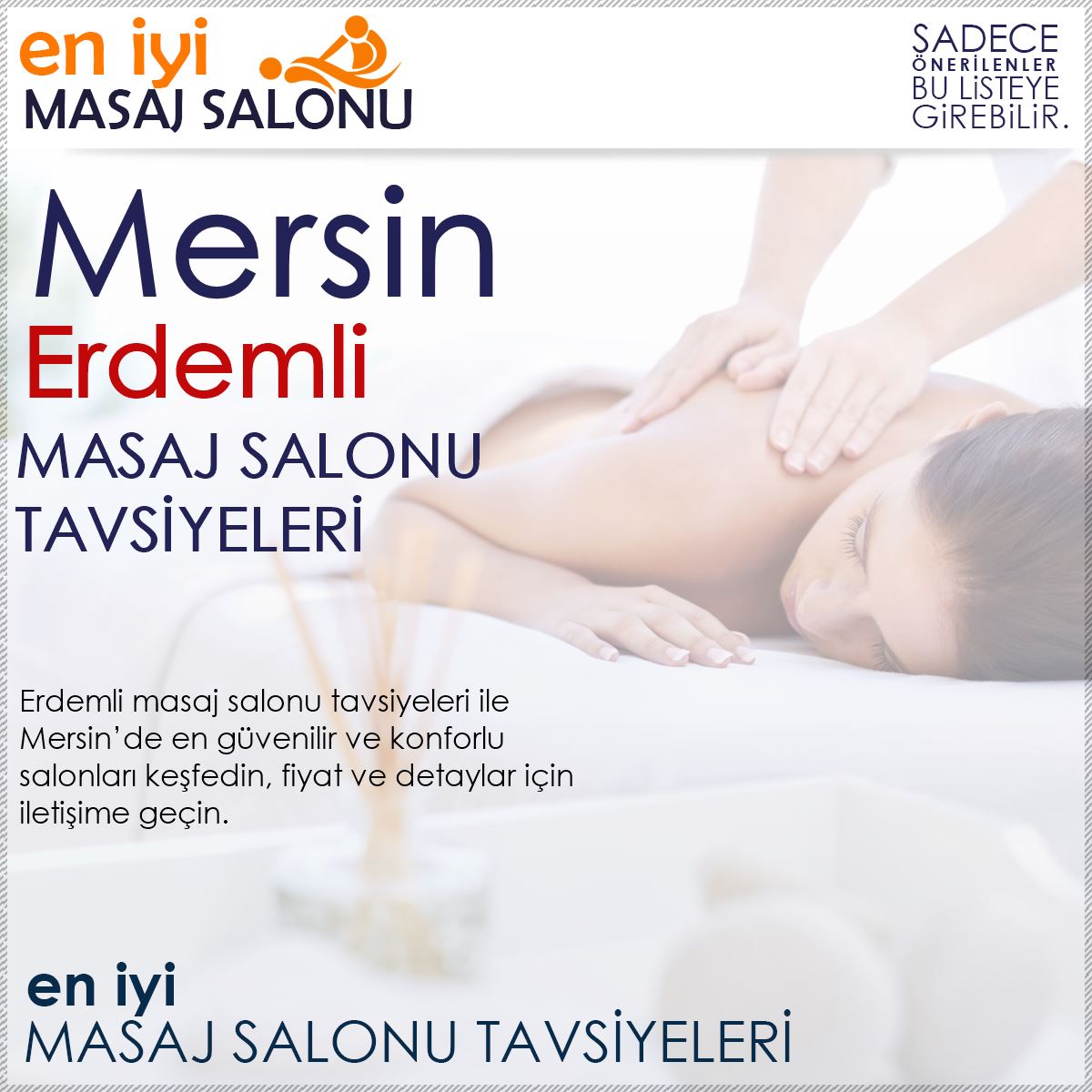 Erdemli Masaj Salonu Tavsiyeleri