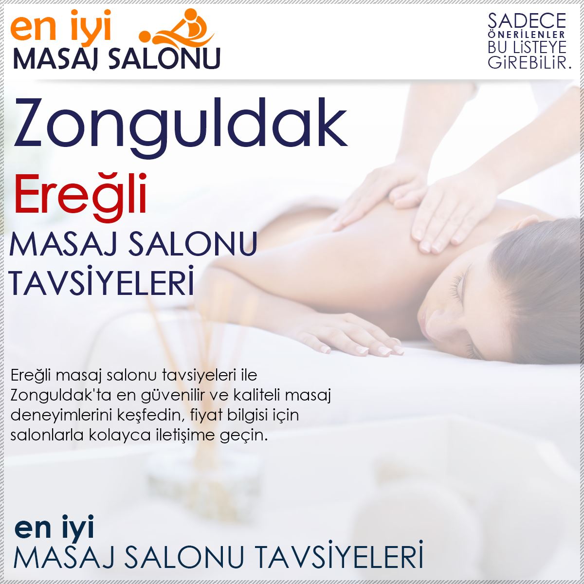 Ereğli Masaj Salonu Tavsiyeleri
