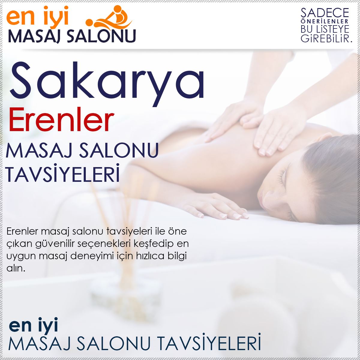 Erenler Masaj Salonu Tavsiyeleri