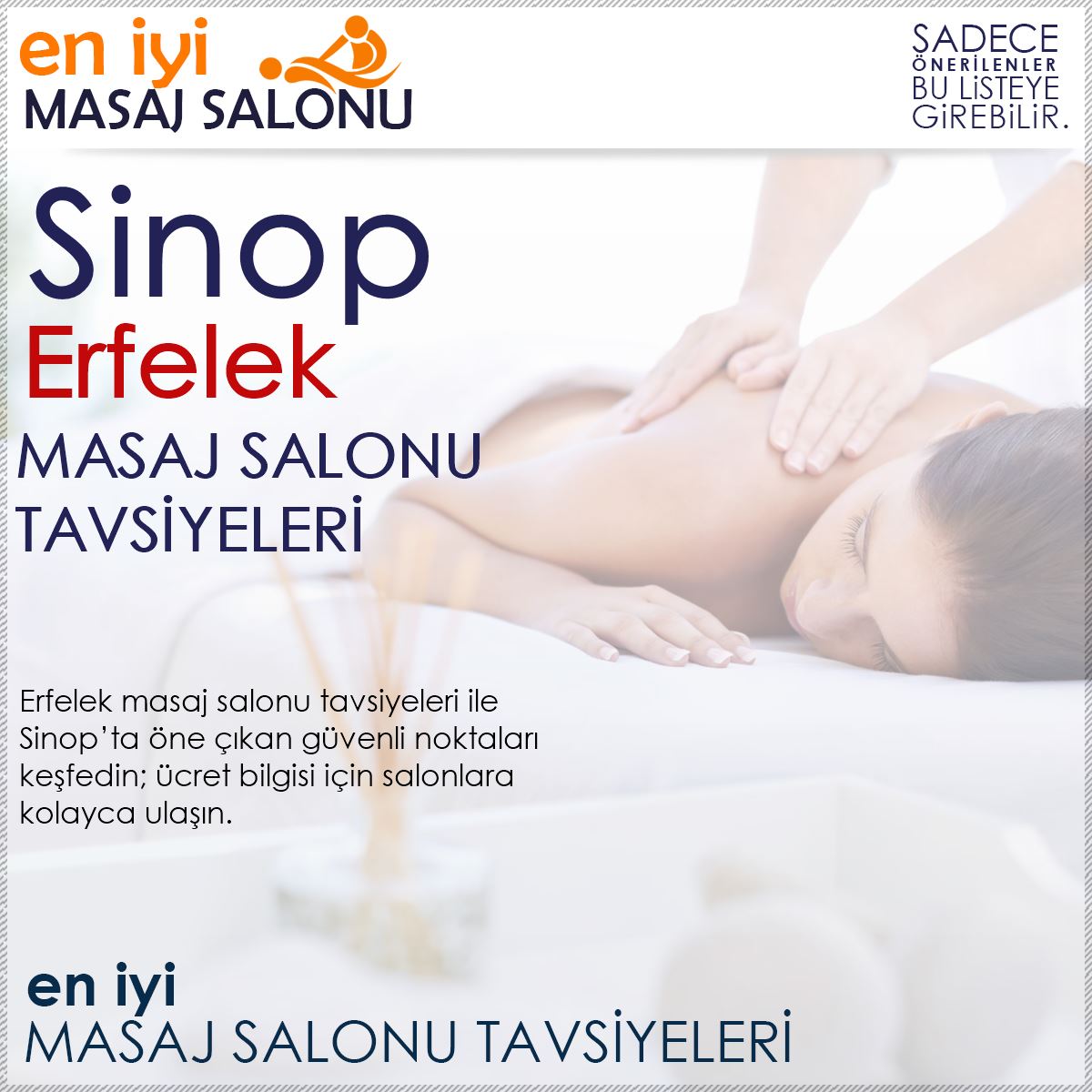 Erfelek Masaj Salonu Tavsiyeleri