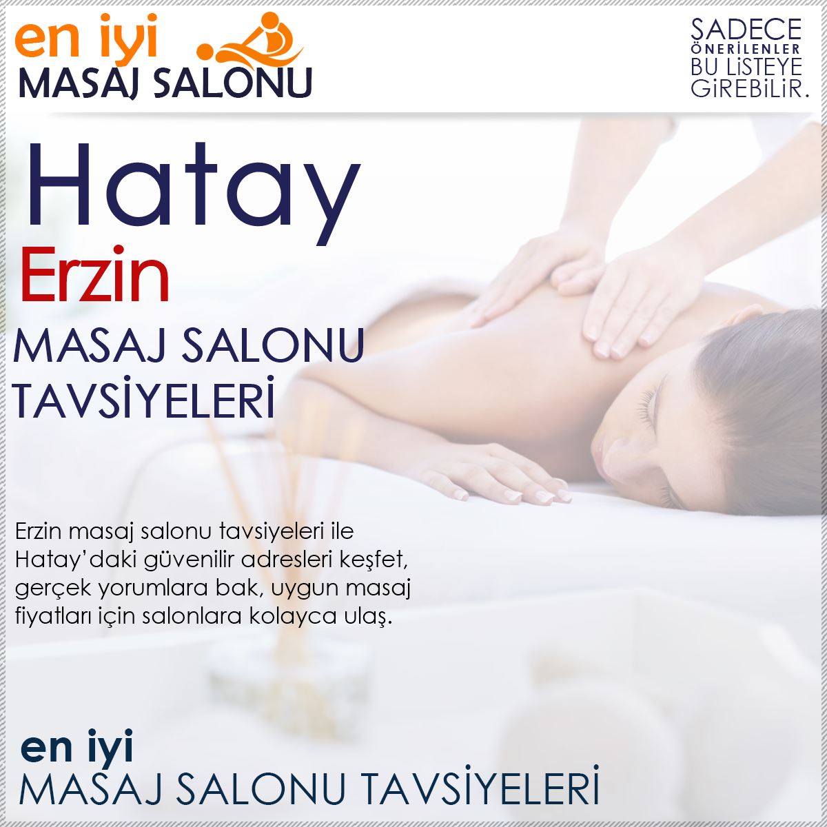 Erzin Masaj Salonu Tavsiyeleri