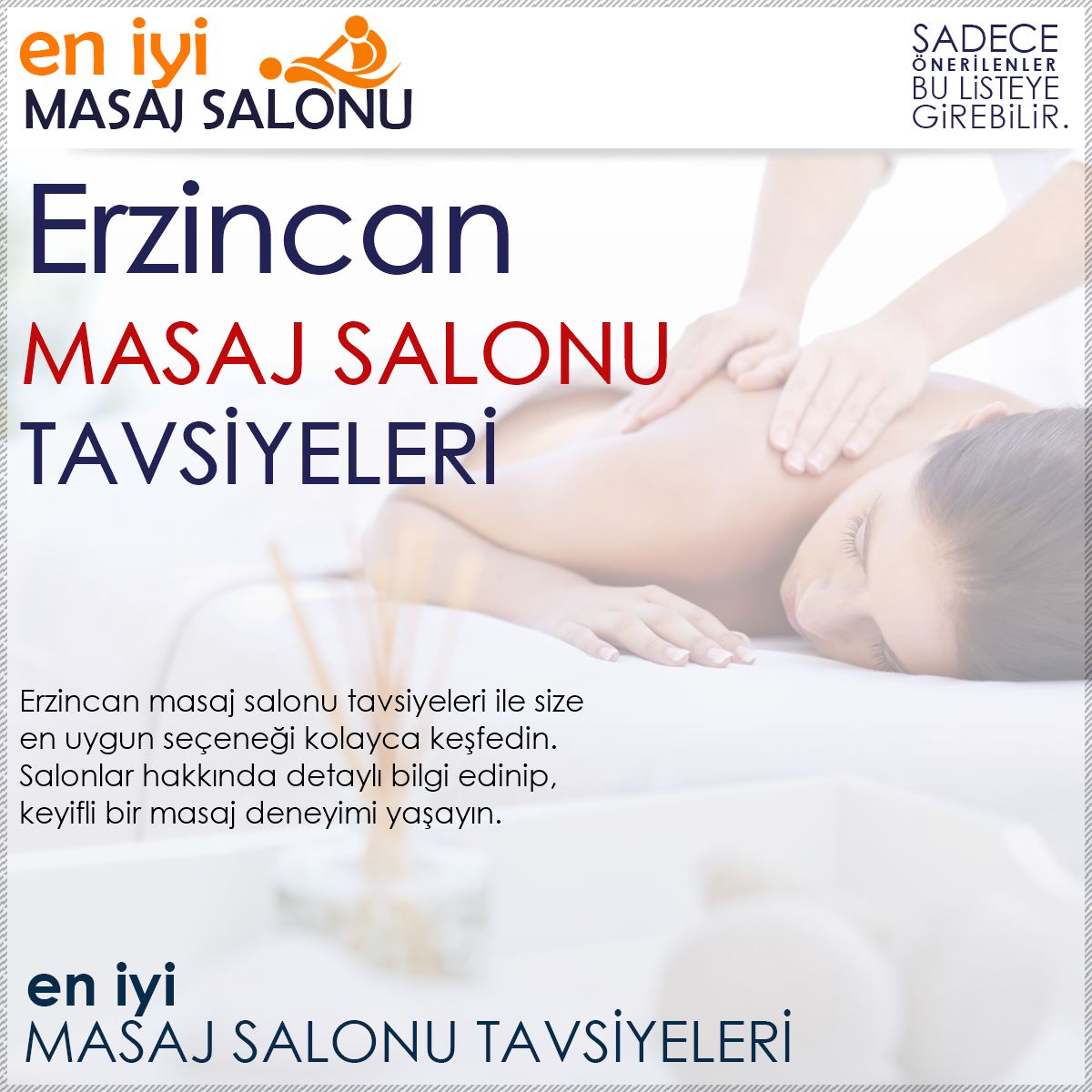 Erzincan Masaj Salonu Tavsiyeleri