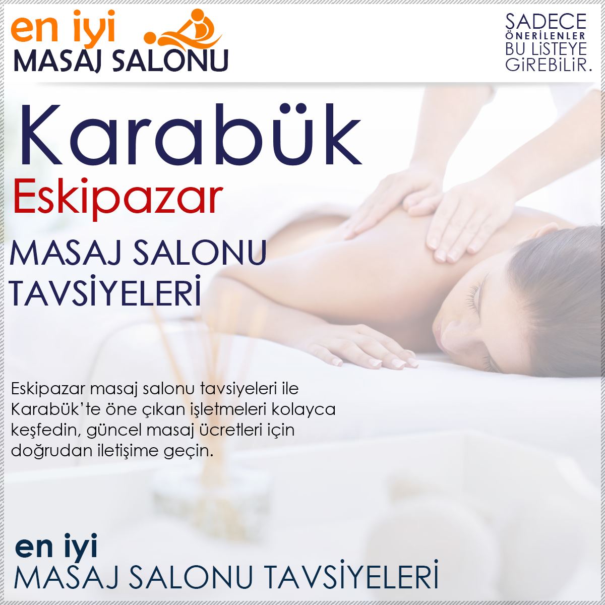 Eskipazar Masaj Salonu Tavsiyeleri