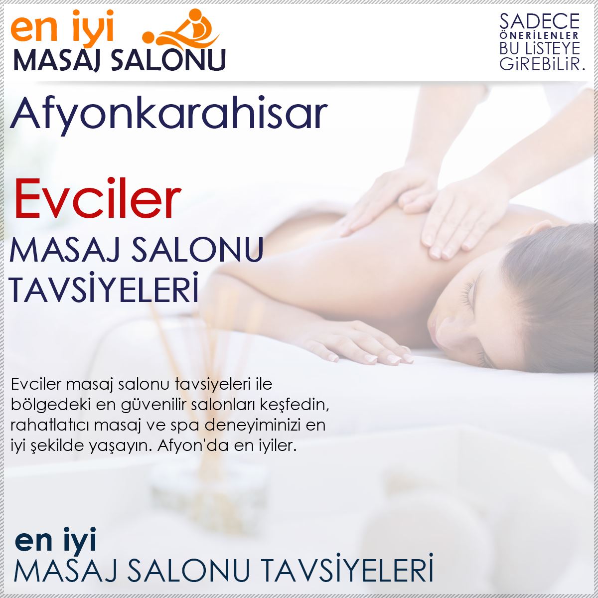 Evciler Masaj Salonu Tavsiyeleri
