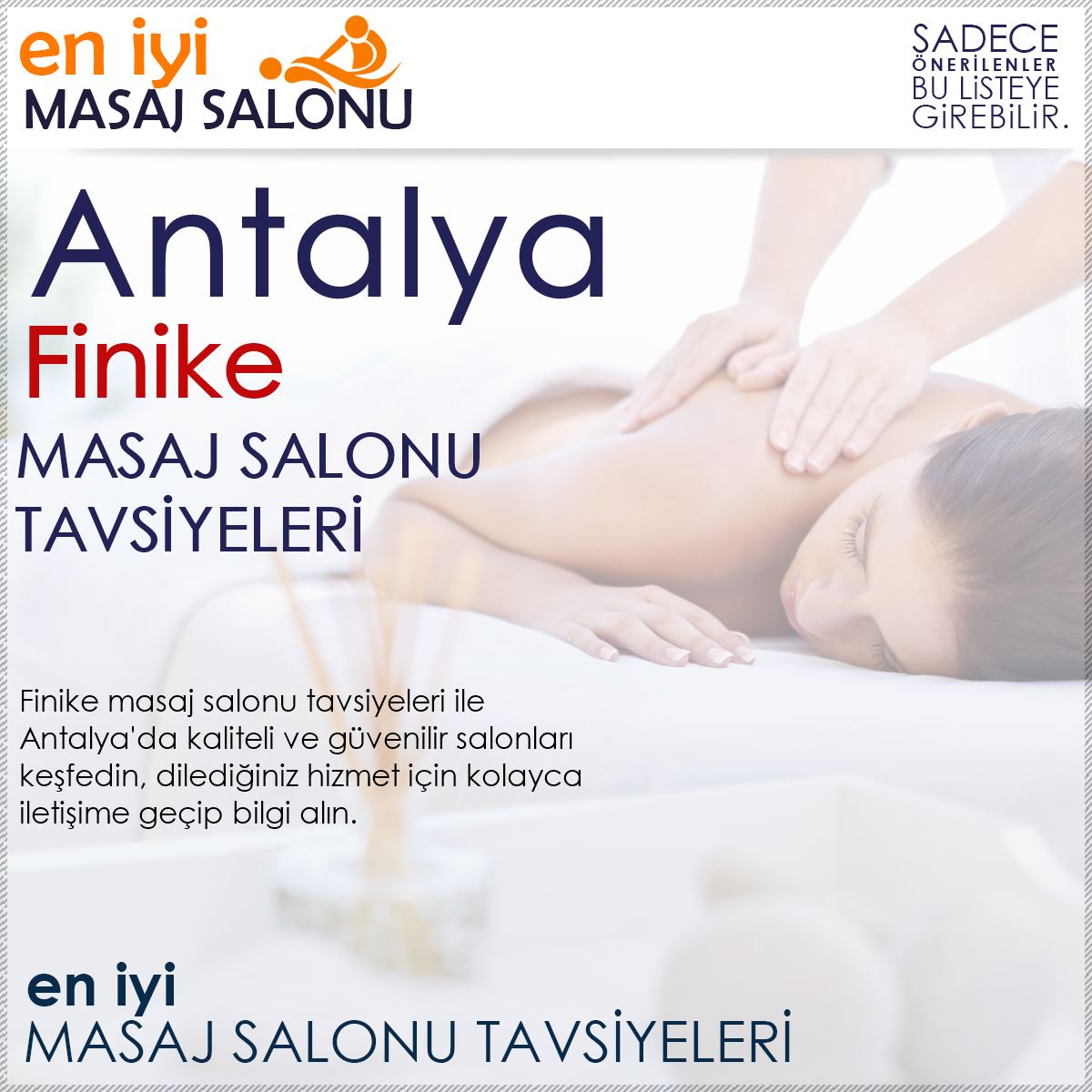 Finike Masaj Salonu Tavsiyeleri