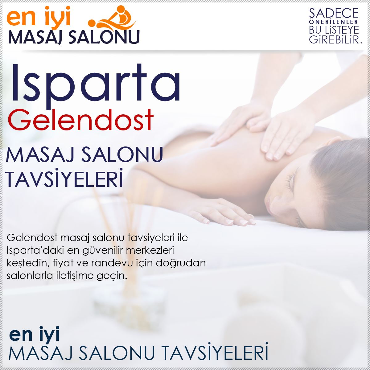Gelendost Masaj Salonu Tavsiyeleri