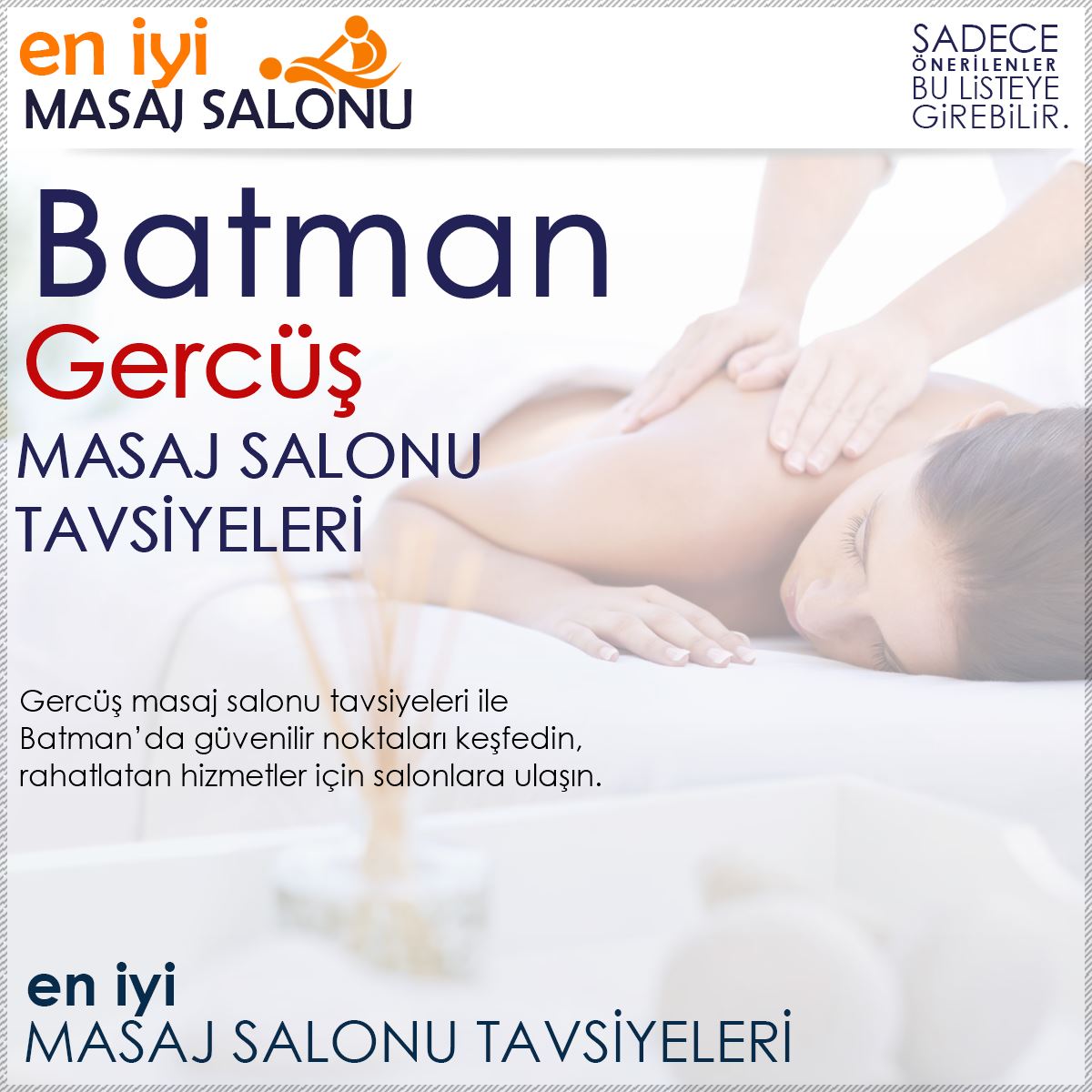 Gercüş Masaj Salonu Tavsiyeleri