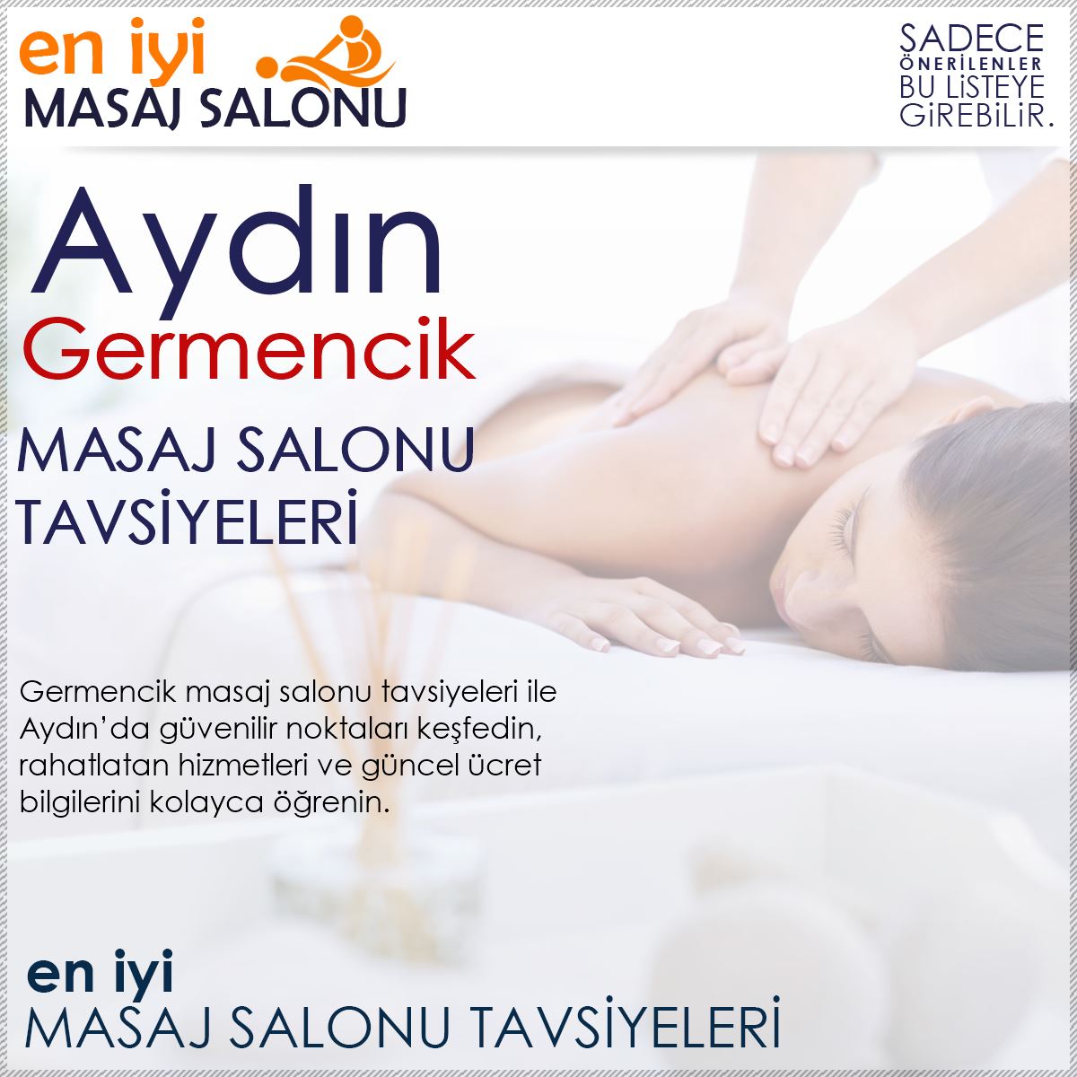 Germencik Masaj Salonu Tavsiyeleri
