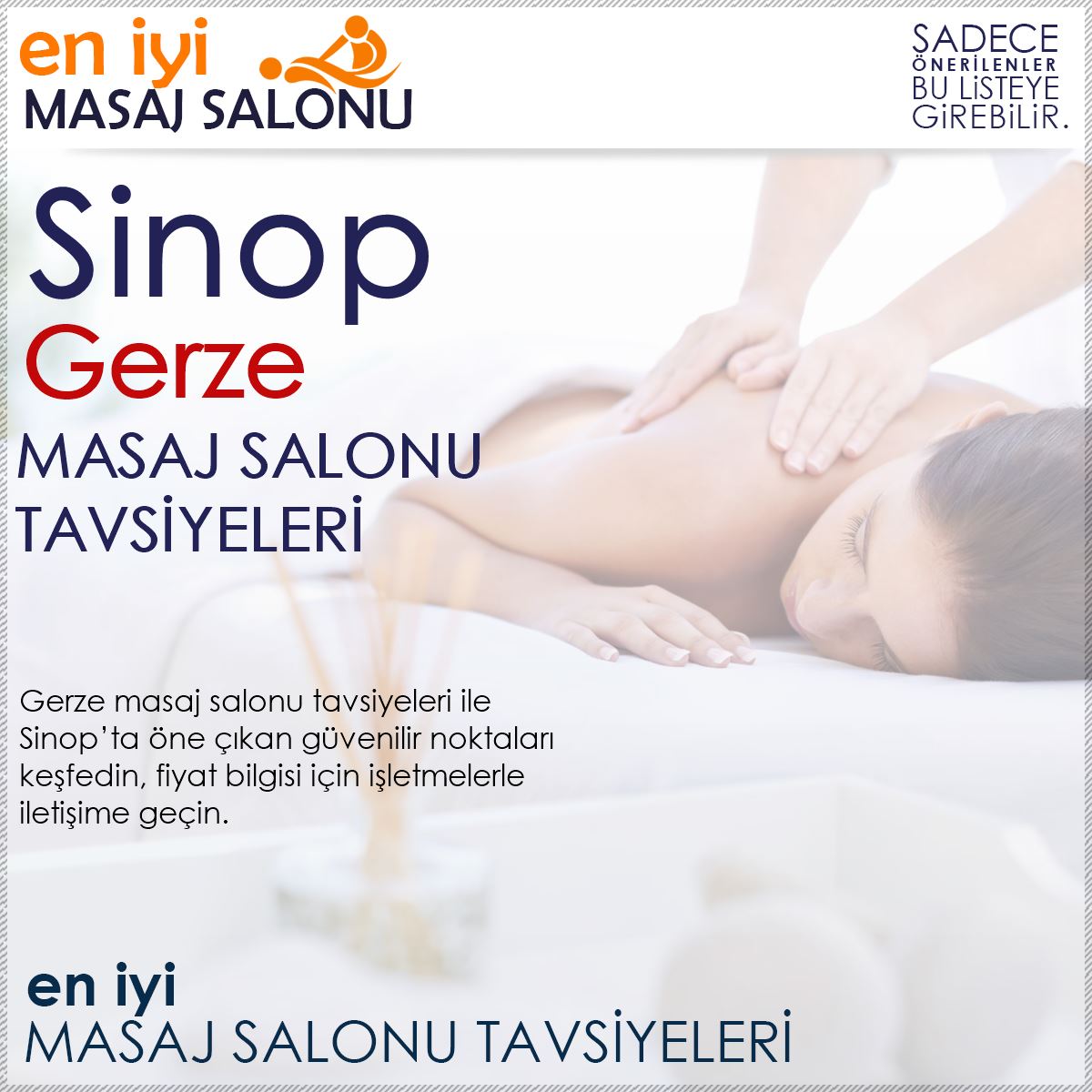 Gerze Masaj Salonu Tavsiyeleri