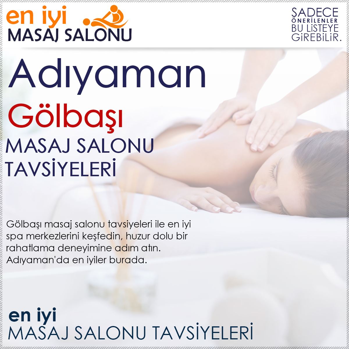 Gölbaşı Masaj Salonu Tavsiyeleri