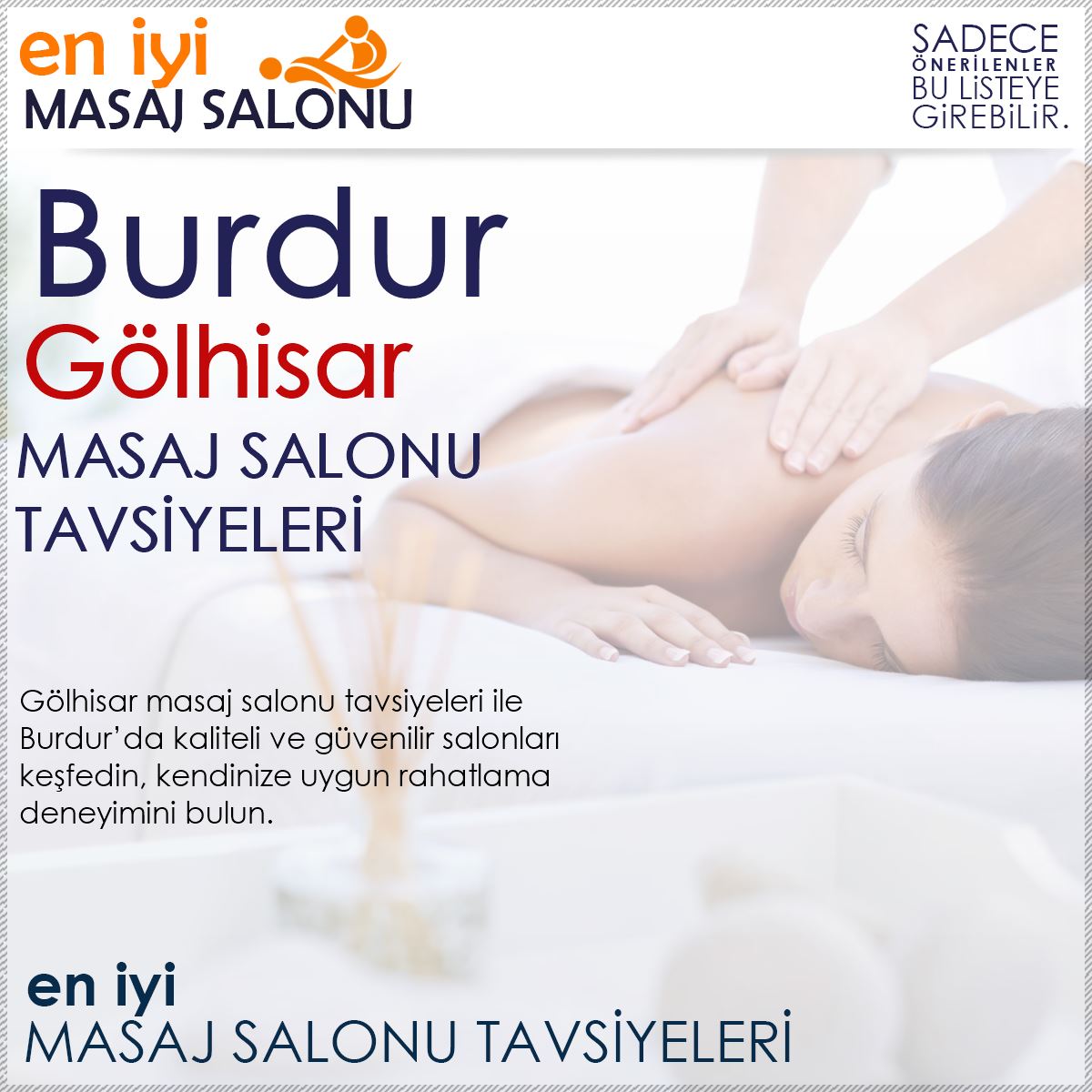 Gölhisar Masaj Salonu Tavsiyeleri