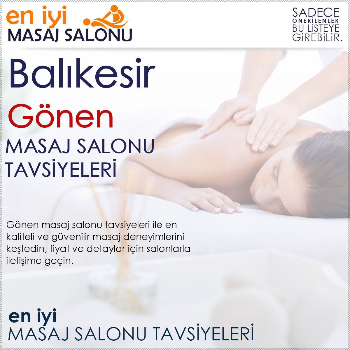 Gönen Masaj Salonu Tavsiyeleri