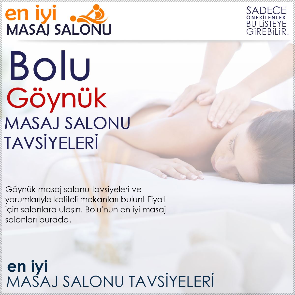 Göynük Masaj Salonu Tavsiyeleri