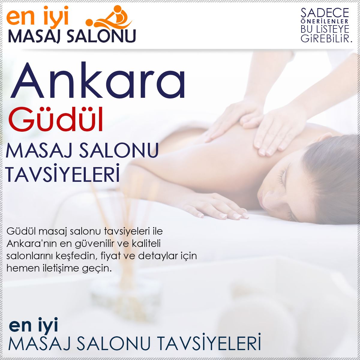Güdül Masaj Salonu Tavsiyeleri