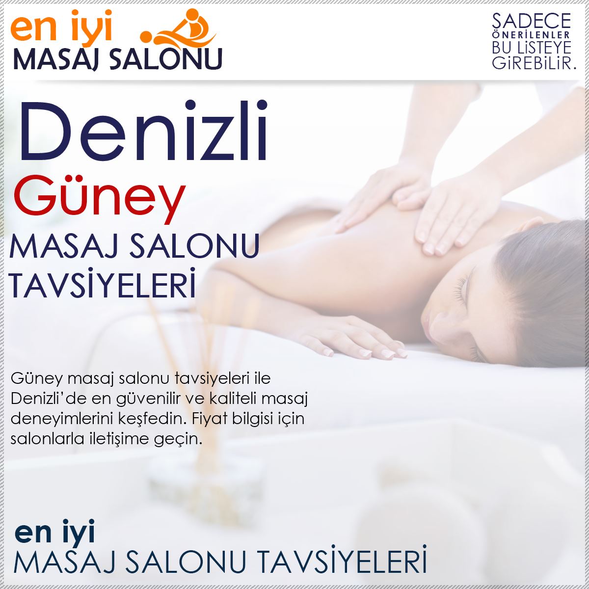 Güney Masaj Salonu Tavsiyeleri