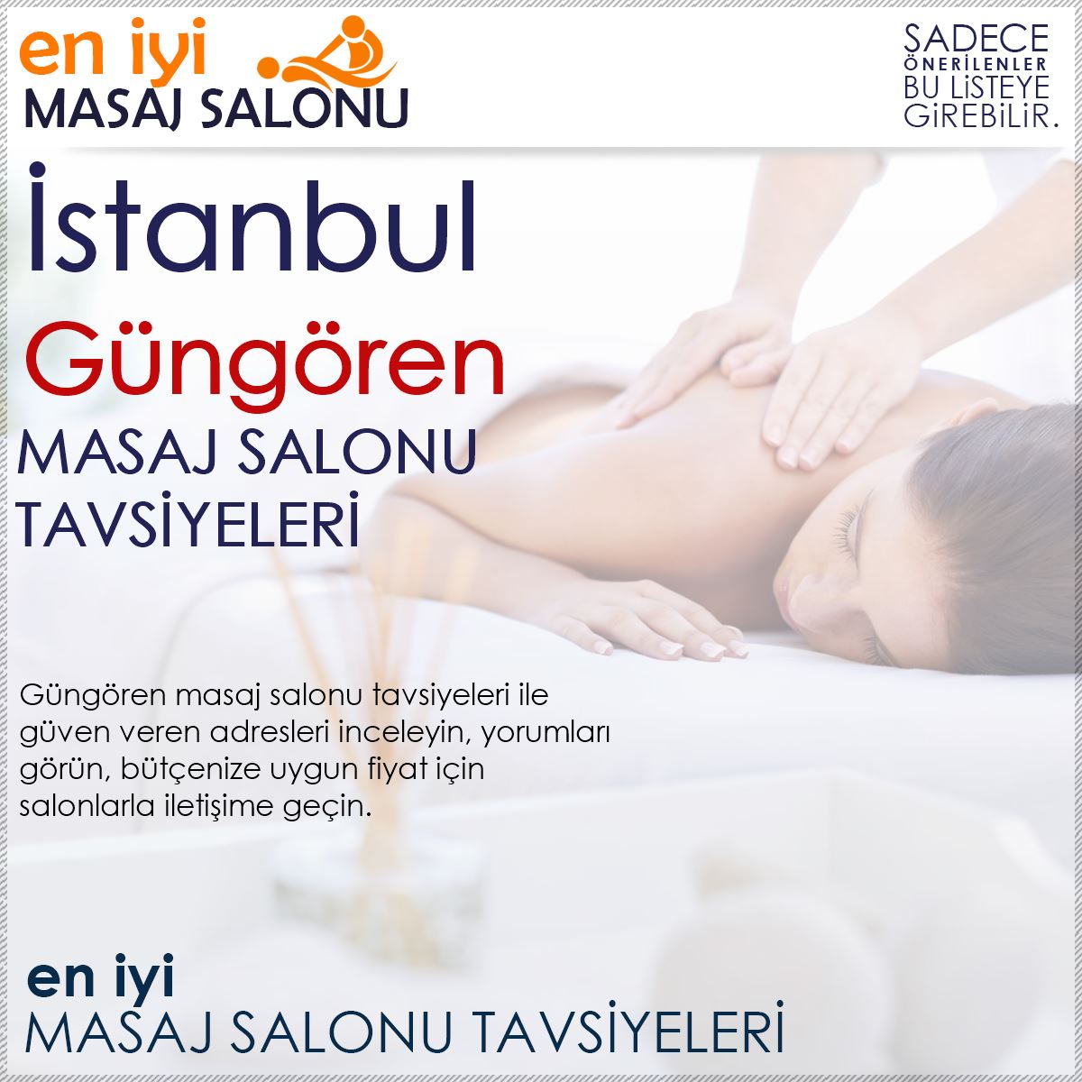 Güngören Masaj Salonu Tavsiyeleri