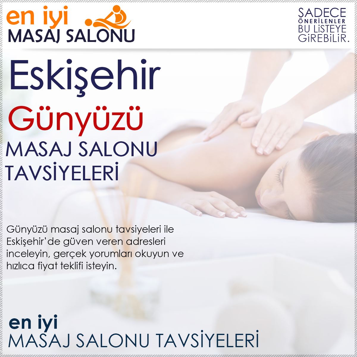 Günyüzü Masaj Salonu Tavsiyeleri