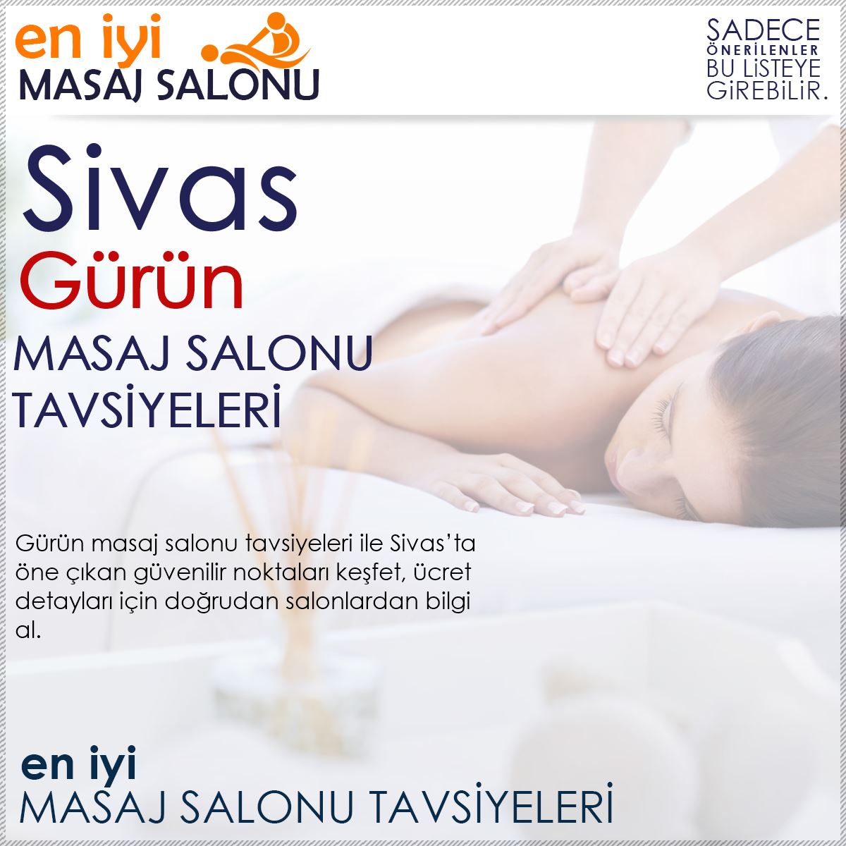 Gürün Masaj Salonu Tavsiyeleri