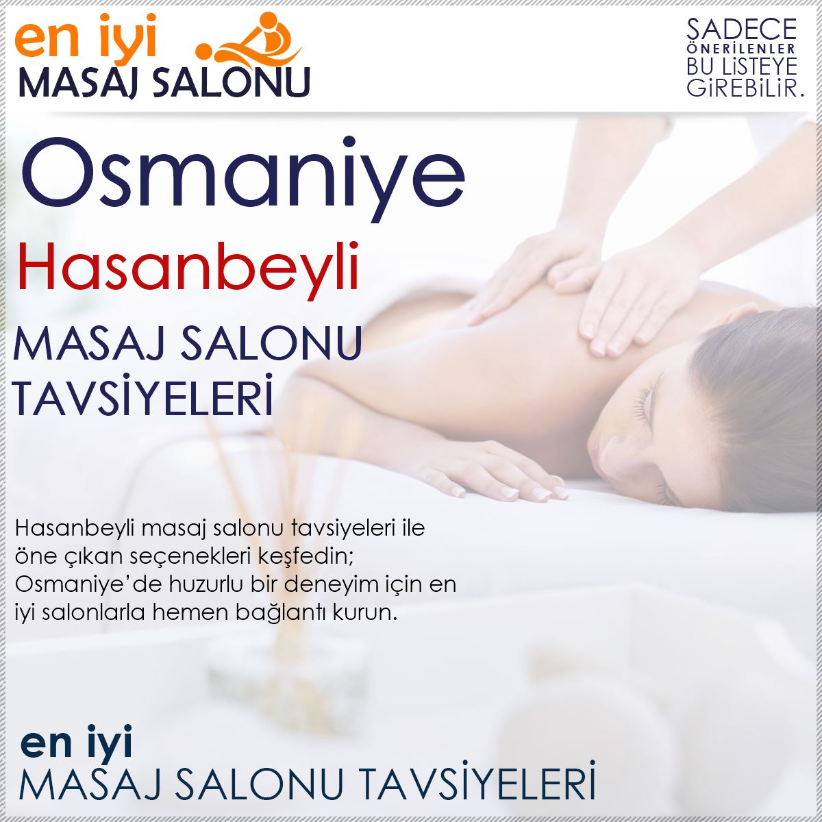 Hasanbeyli Masaj Salonu Tavsiyeleri