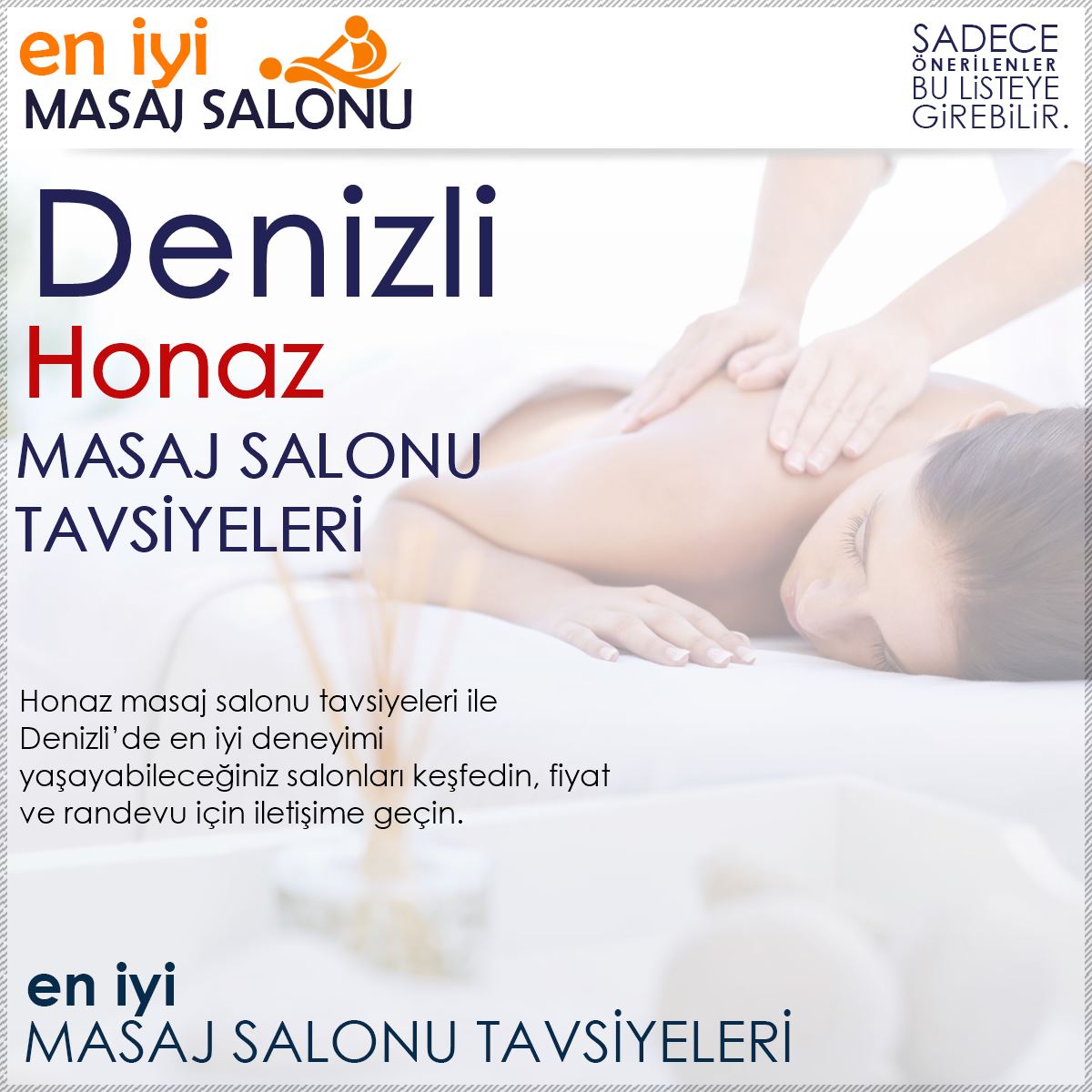 Honaz Masaj Salonu Tavsiyeleri