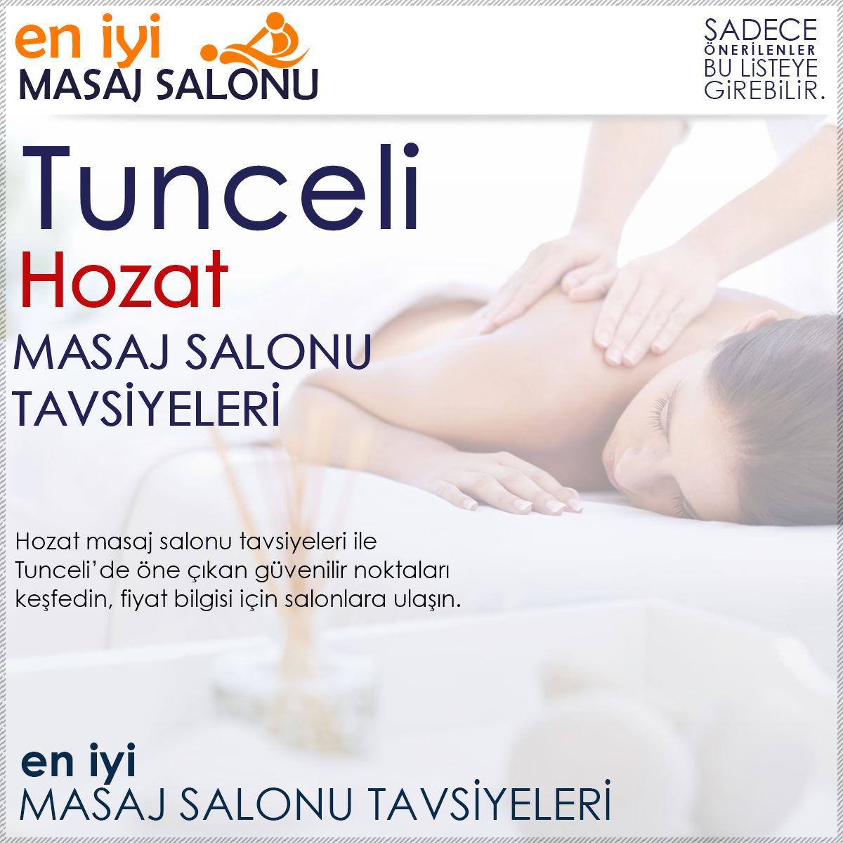 Hozat Masaj Salonu Tavsiyeleri