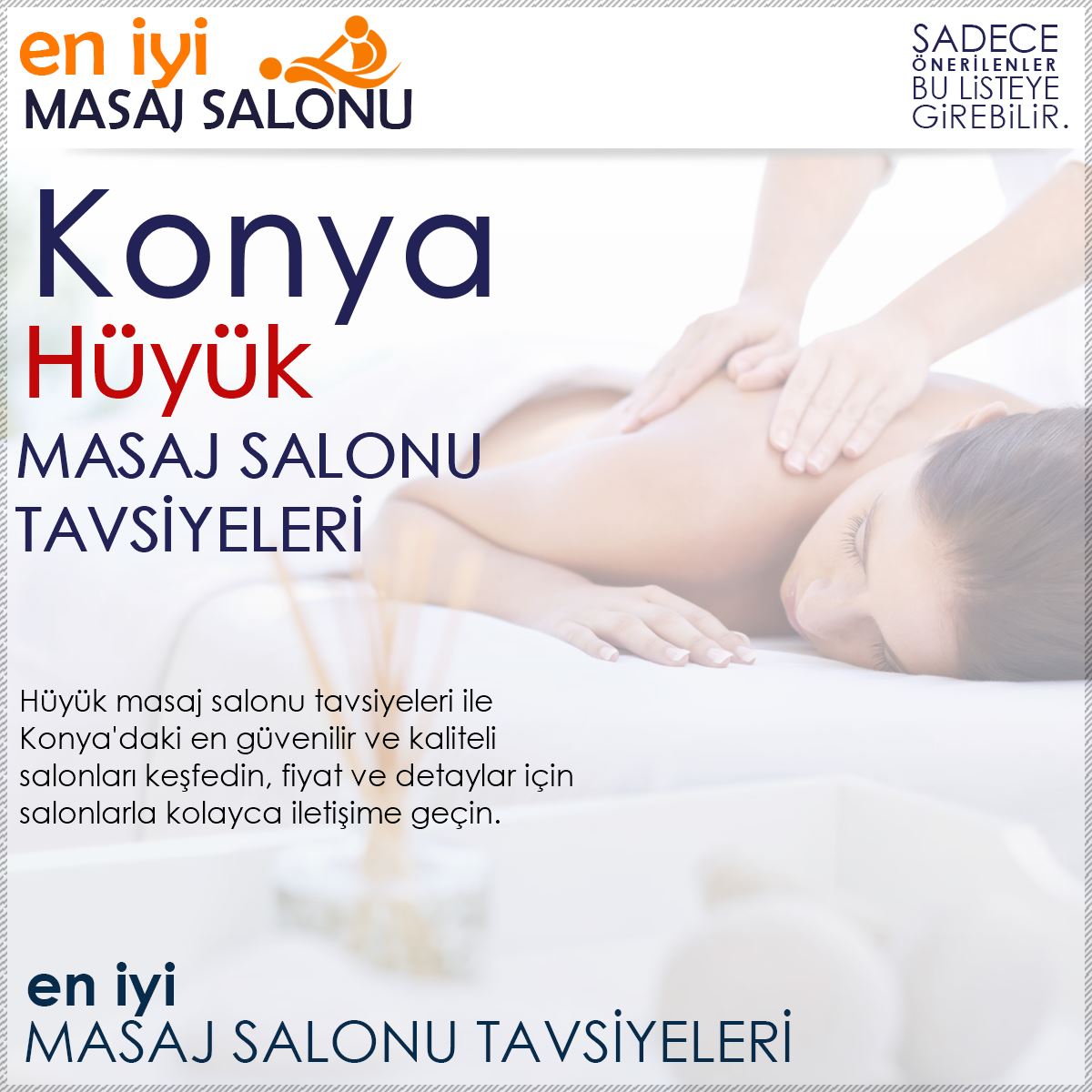 Hüyük Masaj Salonu Tavsiyeleri