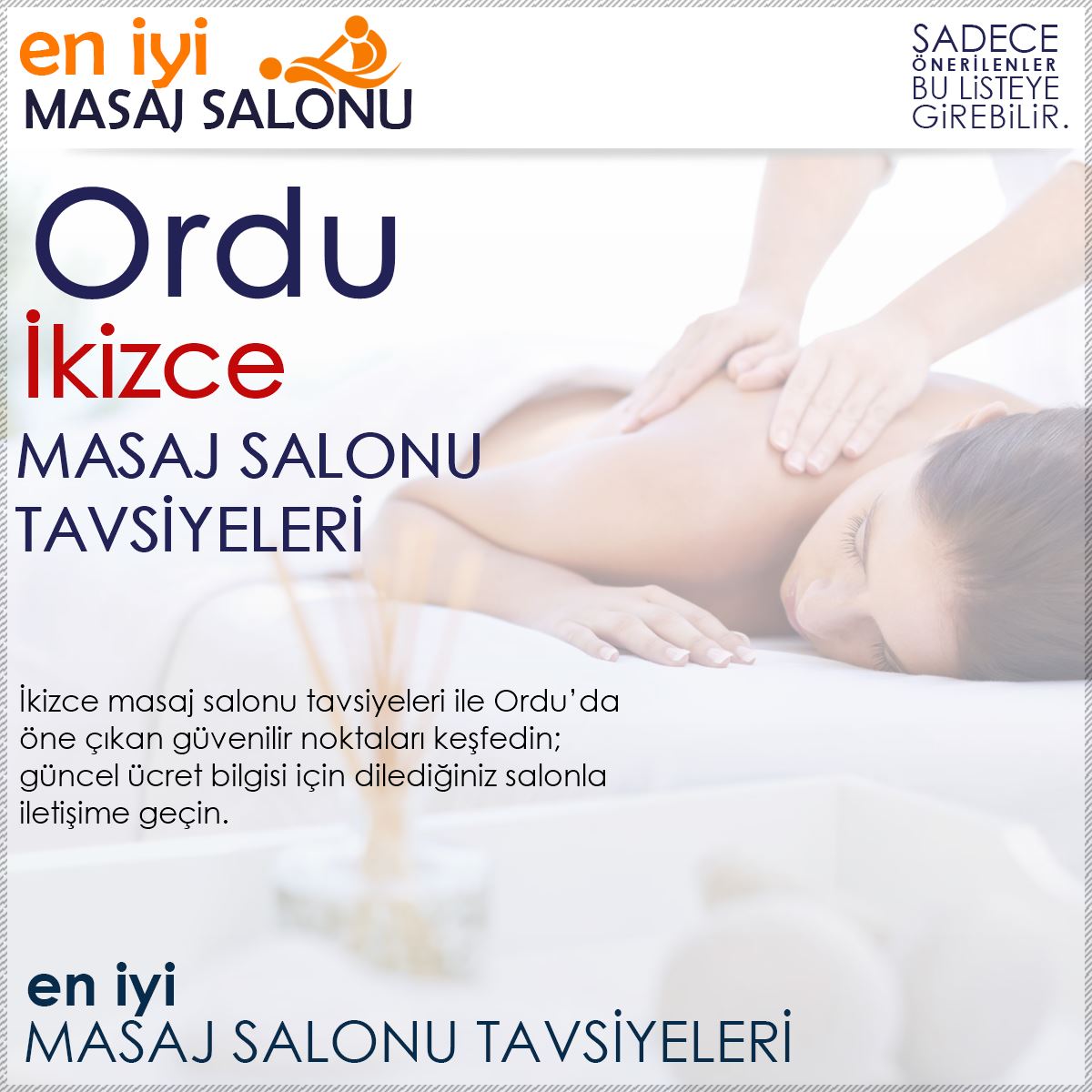 İkizce Masaj Salonu Tavsiyeleri