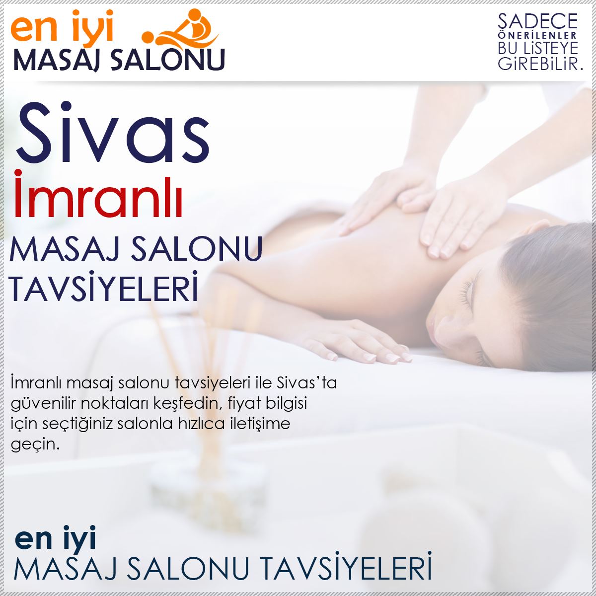 İmranlı Masaj Salonu Tavsiyeleri
