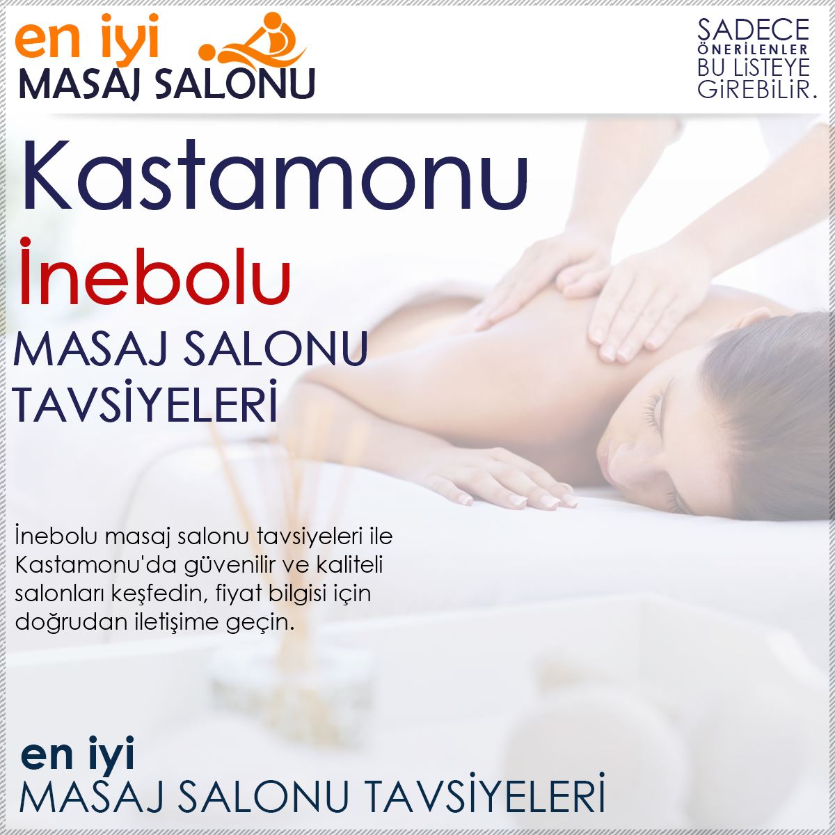 İnebolu Masaj Salonu Tavsiyeleri