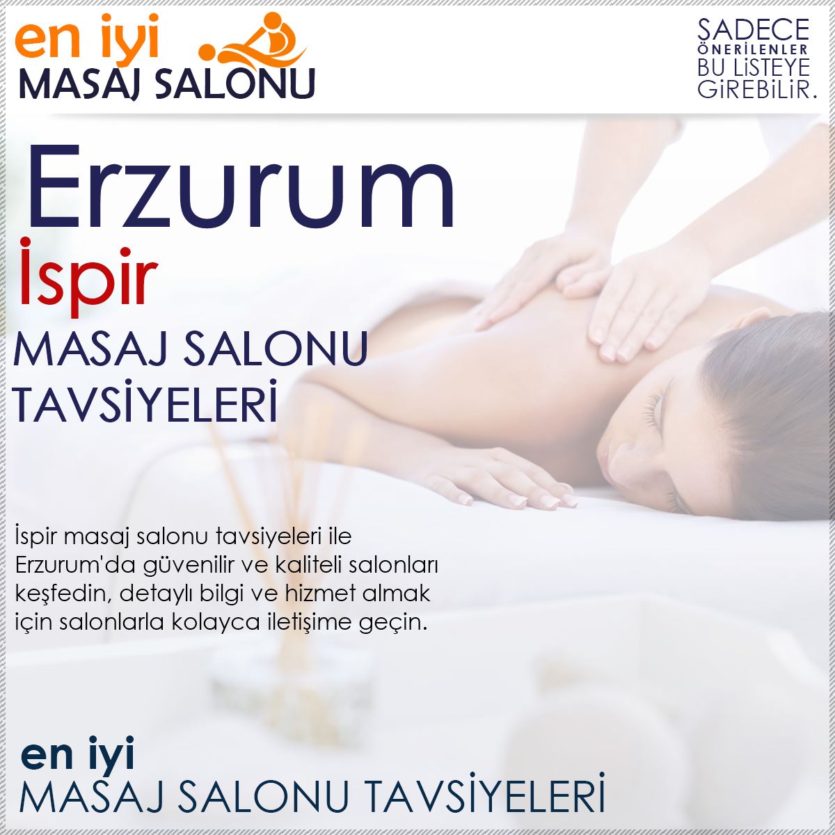 İspir Masaj Salonu Tavsiyeleri