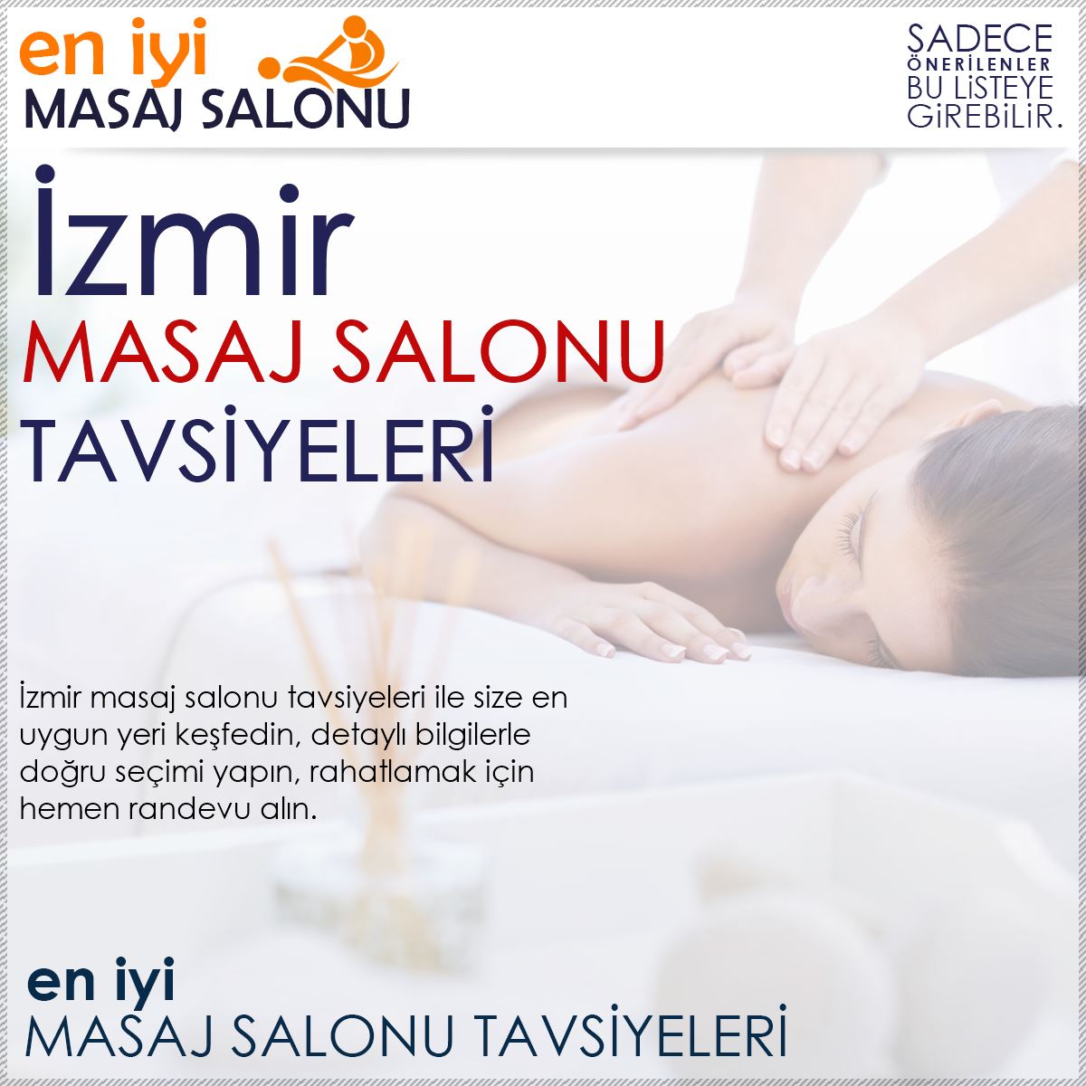 İzmir Masaj Salonu Tavsiyeleri